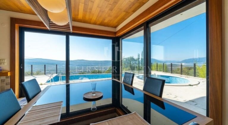 Modern Villa with Panoramic View in Grbalj